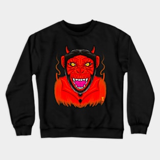 Devil chimp / Crewneck Sweatshirt